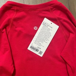 Lulu Lemon Swiftly Tech Long Sleeve 2.0 Carnation Red!! Size 2